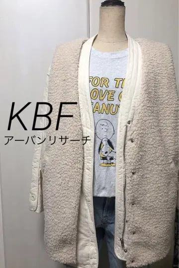 KBF 어반 리서치 베이지 퀼팅 자켓 리버서블 베스트