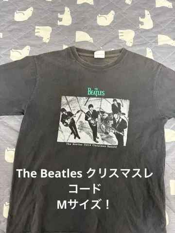 초레어 M! The Beatles 크리스마스 레코드 티셔츠