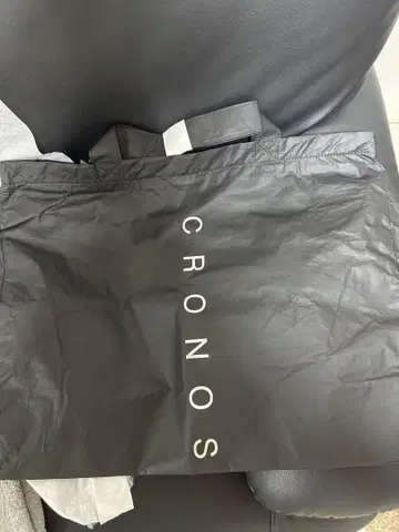CRONOS 블랙 토트백 대