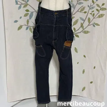 mercibeaucoup 메르시보쿠 사루엘 팬츠 귀 달린 데님