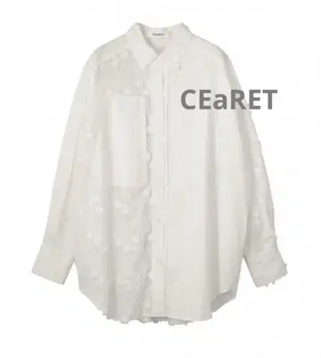 CEaRET Lace Tunic Over Shirt