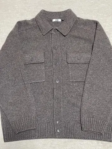 UNIQLO U 라무 니트 자켓 브라운 XL 사이즈