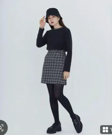 체크 미니 스커트 TINA JOJUN S