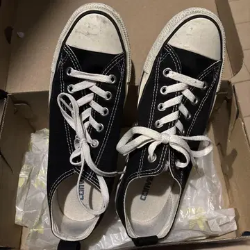 Converse 블랙 캔버스 스니커즈