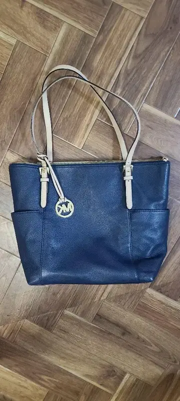 MICHAEL KORS 네이비 마이클코어스 토트
