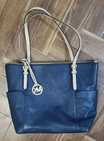 MICHAEL KORS 네이비 마이클코어스 토트