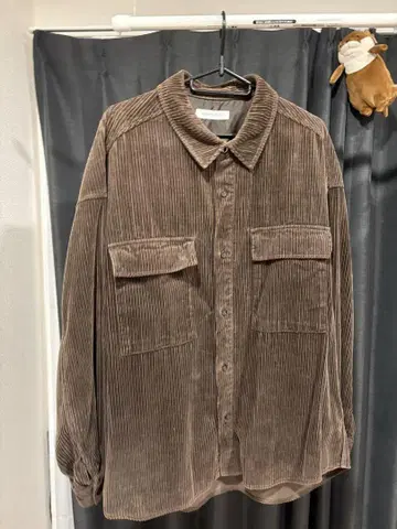 FREAK'S STORE 코듀로이 셔츠 브라운