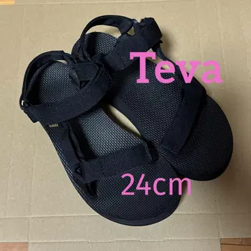 Teva 여성용 샌들 24cm 블랙