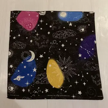 NOS 80s 태양계 vintage 반다나 빈티지 USA제