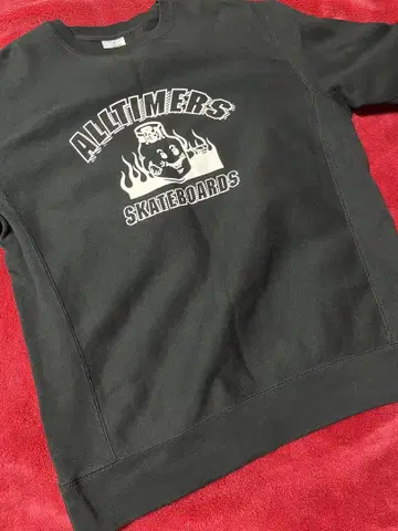 ALLTIMERS 올타이머스 맨투맨 트레이닝복 L 블랙