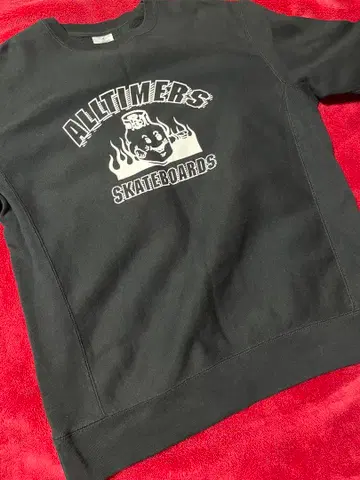 ALLTIMERS 올타이머스 맨투맨 트레이닝복 L 블랙