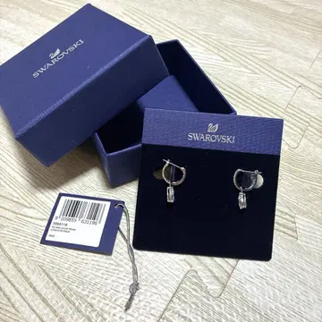 SWAROVSKI 크리스탈 후프 귀걸이 스와로 스와로브스키 귀걸이