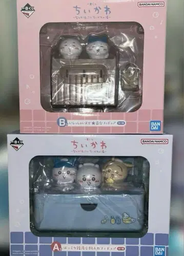 제일복권 치이카와 (먼작귀) 뭔가 포근 치이카와의 온천 A상 B상 세트