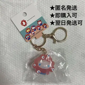 산리오 시나모롤 만박 미야쿠미야쿠 [ 입체 마스코트 클리어 컬러 키링 ]