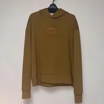 zara 남성용 짧은 기장 후드티 머스타드 색상 원단감, 착용감