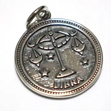 실버 925 목걸이 펜던트 LIBRA 천칭자리