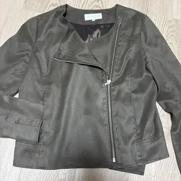 매킨토시 철학 스웨이드 라이더 자켓
