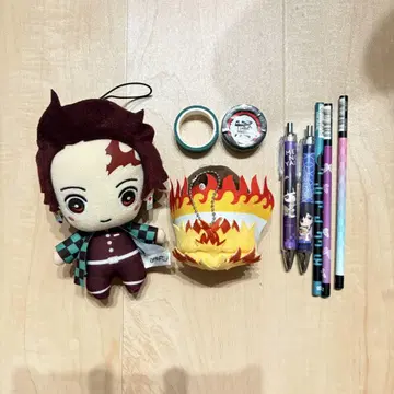 귀멸의 칼날 봉제 인형 문구 굿즈