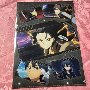 [레어템] 소드 아트 온라인 앨리시제이션 키리토 A4 클리어 파일