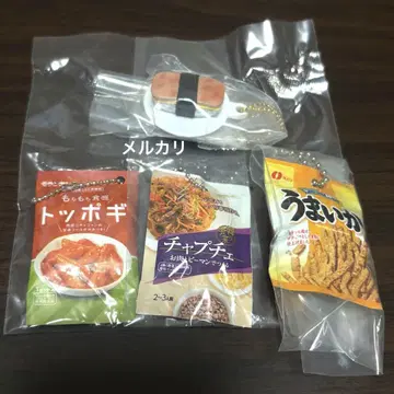 식품 가챠 묶음 판매 4점
