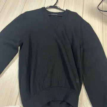 DAKS 닥스 V넥 니트 울 스웨터 남성용 긴팔 L