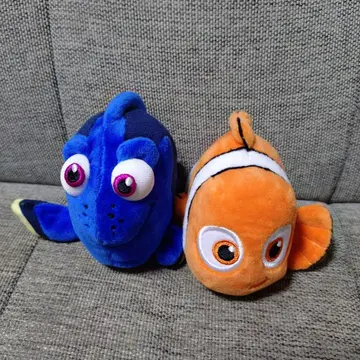 니모를 찾아서 니모 & 도리 부들부들 봉제 인형 세트 반다이