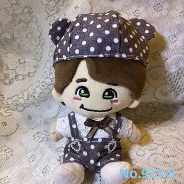 치비 누이 의류 브라운 계열 곰돌이 귀 베레모 세트 No.921-8