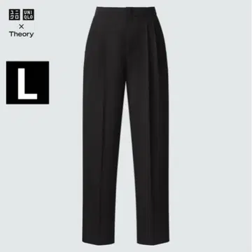 [ UNIQLO x Theory 스트레치 팬츠 블랙 M 사이즈 ]