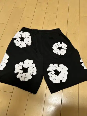 데님 티어스 정품 블랙 반바지