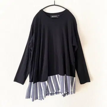 [ 새상품급 ] gomme 긴팔 티셔츠 튜닉 레이어드 상의 T셔츠