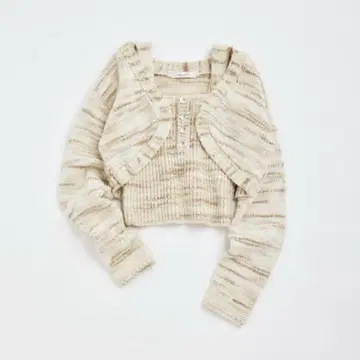 MOUSSY 니트 가디건 스웨터 겨울 의류 가을 옷 베이지 브라운