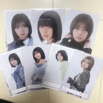 후지요시 카린 브로마이드 7장 묶음 판매 사쿠라자카46