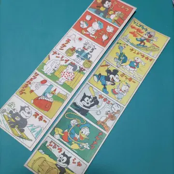 캐릭터 각 면 코 6면 시트 2종 미키 플렉스