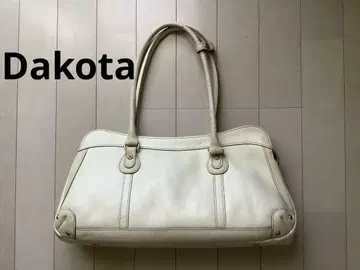 다코타 Dakota 화이트 가죽 숄더백