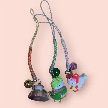 헤이세이 레트로 헬로키티 키티 님 꼬리 스트랩 당시 물건 지역 한정