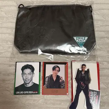 EXILE THE SECOND 숄더백 아크릴 스탠드 포토 카드