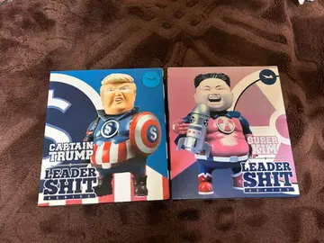 LEADER SHIT 트럼프 대통령과 김정은 피규어