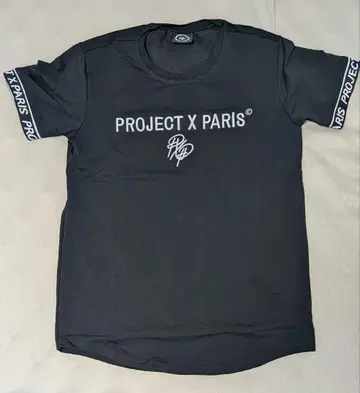 Project x Paris 자수 로고 T셔츠