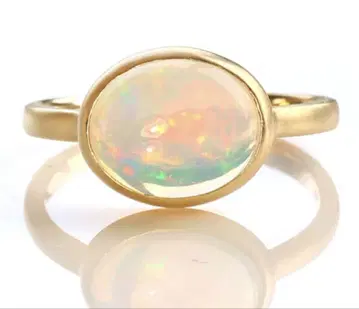 [ 가격 인하 ] 10K 오팔 반지