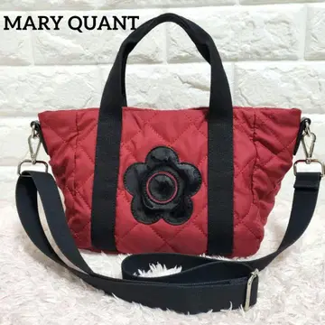 MARY QUANT 데이지 2way 퀼팅 숄더 핸드백