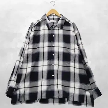 Afiit 아피트 CHECK SHIRT 체크 레이온 긴팔 셔츠