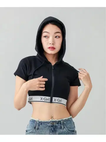 X-girl 후드티