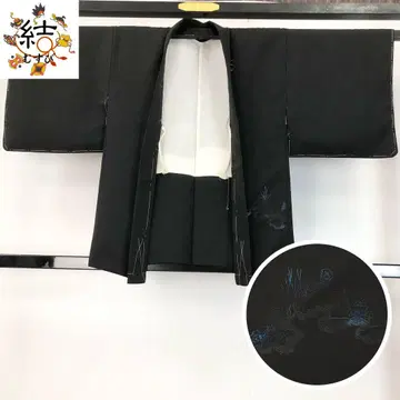 MK-1709 겉옷 블랙 겉옷 자수 풍경 무늬 블랙 컬러 교육용 실
