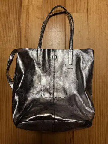 morphee 3WAY MIDIUM TOTE(SHORT) SILVER