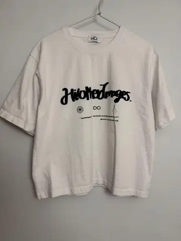 UVERworld x HOI 크롭T셔츠 화이트
