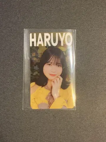 히나타자카46 야마구치 하루요 히나코레 하치미츠 클리어 카드