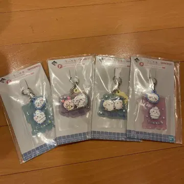 치이카와(먼작귀) 제일복권 센토 러버 참 컬렉션 4개 세트