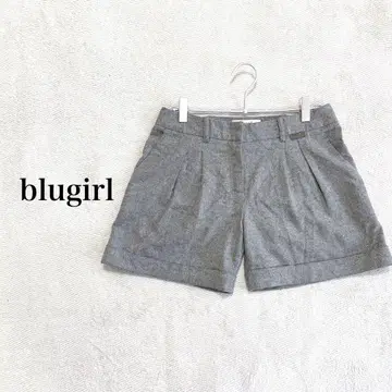 blugirl 그레이 플리츠 숏팬츠 이탈리아제