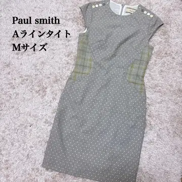 Paul Smith 패치워크 패턴 그레이 타이트 원피스 미라인 새상품급