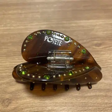POTETE 탄생석 하트 클립 8월